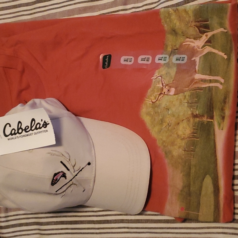 Cabela's Hat and Shirt Set Size XL NEW